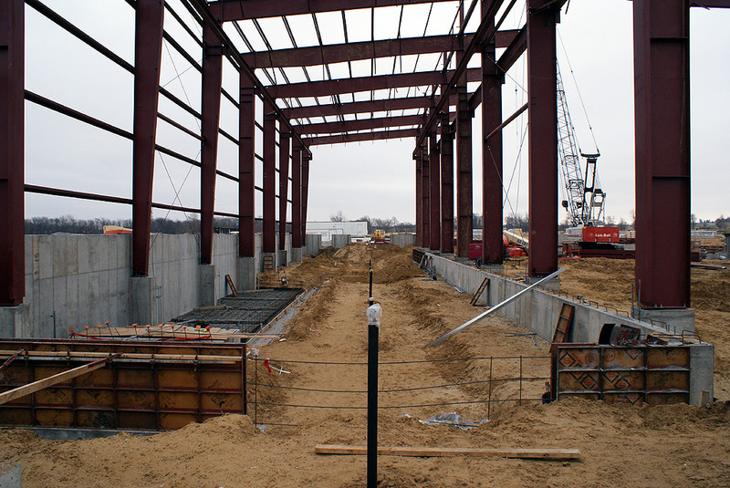 The north stall looking east.