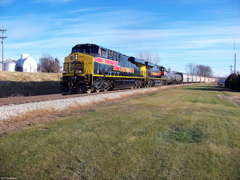 Iowa City turn(CRIC30) passing Fairfax.