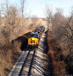 Iowa City turn(CRIC30) cresting Walford Hill.