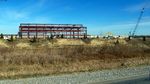 Another view of the "skeleton" of the new Loco Shops between South Amana and Homestead.