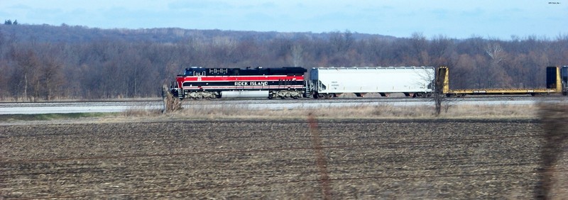 On the road near South Amana