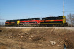 710, 513, and 507 with Barry walking in the ditch.