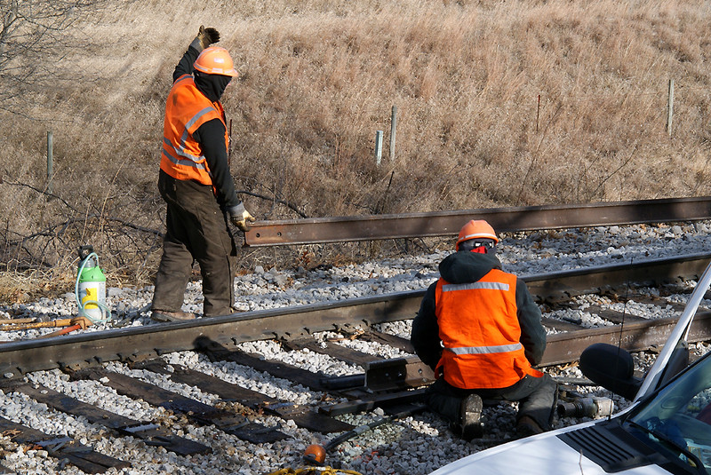 Bringing in a new rail.