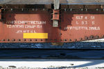 Ex CRIP now CIC MOW flat car on the siding in North Liberty. 61 years later the car is still in service.