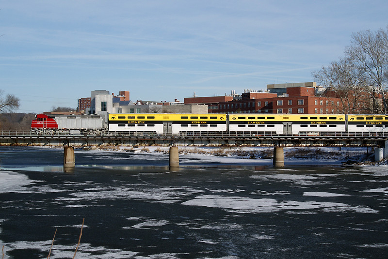 Crossing the Iowa.