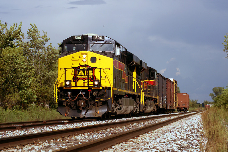 Switching at Marengo under stormy skies.