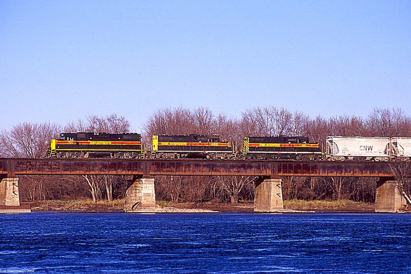 Cedar River; Moscow, IA.