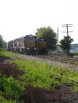 After crossing the Nishnabota River IAIS 600 heads East through Atlantic Iowa. 8/24/2006