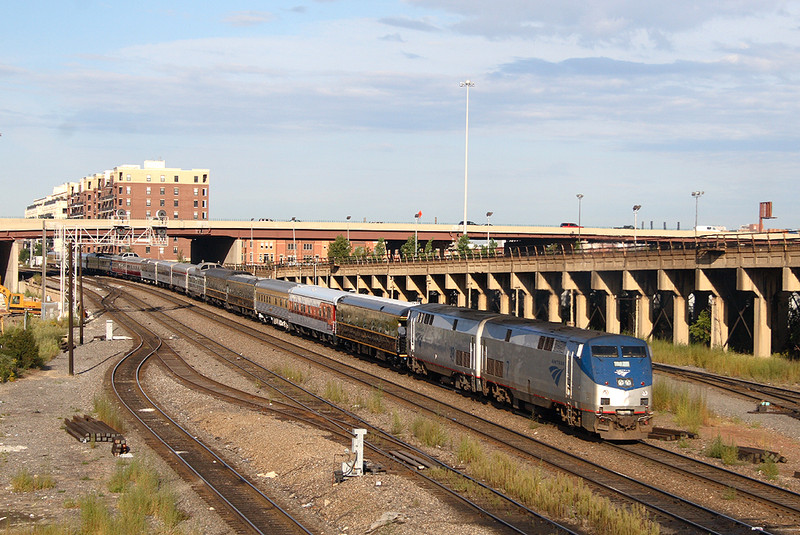 AAPRO's Omaha Limited of September 16th, 2007 backs down the BNSF to obtain the St. Charles Air Line and access to Metra's Rock Island District..