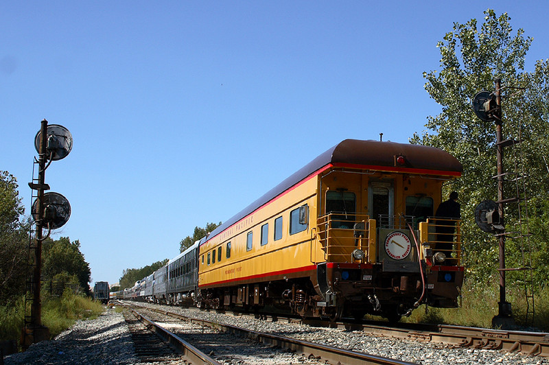 The rear end of the special leaves Rockdale, Illinois, September 16th 2007.