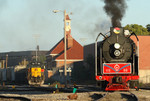 The QJs move east near Terminal Junction towards their passenger train waiting in Rock Island Yard. The train will then start it's trek out to Walcott, Iowa.