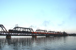 Riverway 2006 crosses the Mississippi at Davenport, Iowa September 14th, 2006.