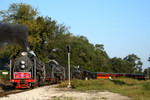 The westbound Riverway train snakes through the BNSF interlocking at Colona, Illinois, September 16th, 2006.