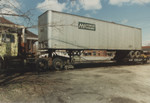 Loaded trailer.