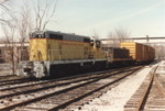 97 paired with former SCL slug resting at Iowa City. Eventually due to incompatibility with other units and a fire on board, CRANDIC got rid of 97.