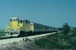 CRANDIC's Ag Expo approaching Walford, Iowa. Sept-1988