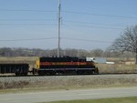 Tie train view from the Lowes parking lot.