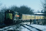 UP Inspection Train, Iowa City 21-NOV-1986