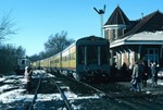 UP Inspection Train, Iowa City 21-NOV-1986