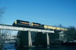 UP Inspection Train, Iowa City 21-NOV-1986