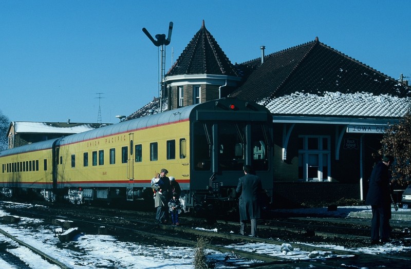 UP Inspection Train, Iowa City 21-NOV-1986
