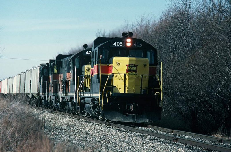 405. East bound on the CBBI outside of Des Moines. 15-Oct- 1988.