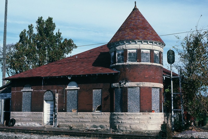 The Rock Island Depot, Grinnell, Iowa. 18-Oct-1987.