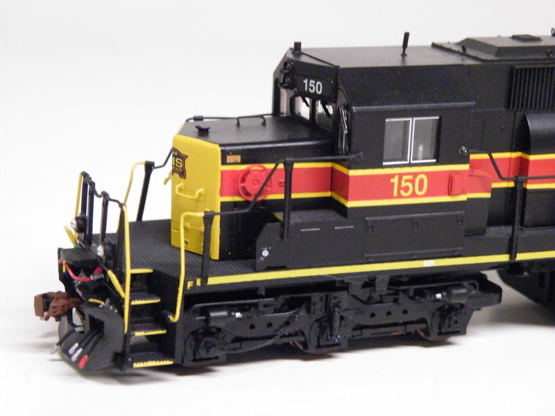 Cab and side detail... I plan on adding some road grime and mud to the trucks and pilots, but thats about it as far as weathering goes.