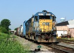 CSX's local power lays over in their Rockdale "yard"