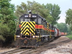 After dropping the 627 in Evans Yd, 604 at the hands of good friend Bill Brushaber is ready for the run to the IHB. 07-12-05