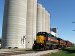 Iowa 704, 714, and 709 stroll through the sleepy town of Walcott, IA with BICB. 10-08-05