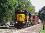 In my first trip to the Quad Cities, I got treated to a late running BICB as Iowa 704 takes to the streets of Davenport. 10-08-05