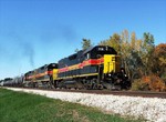 Another trio of 700's this time led by 715, thunder through New Lenox about an hour behind the ethanol extra. 10-16-05