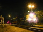 Iowa 511 and the Iowa Unlimited pause at Blue Island Vermont St. to pick up a Metra pilot for the unchartered for IAIS trip to Chicago Union Station via the mainline.