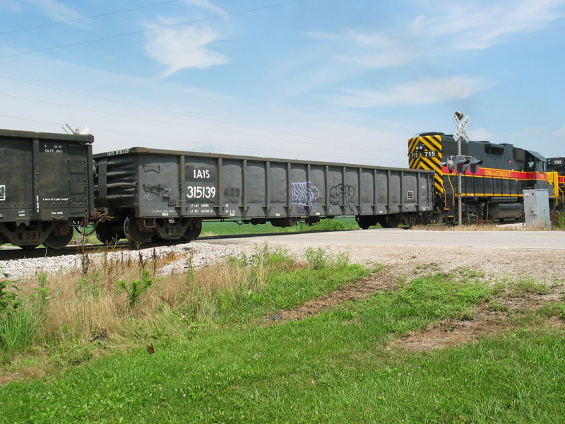 IAIS 315139 on the east train at mp206.5, Aug. 4, 2008.