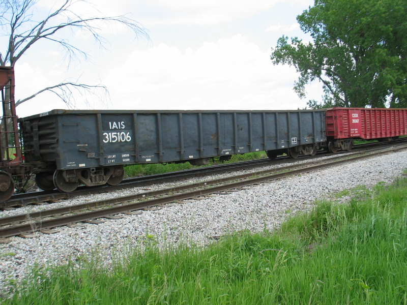 IAIS 315106 on the WB at N. Star, June 5, 2009.