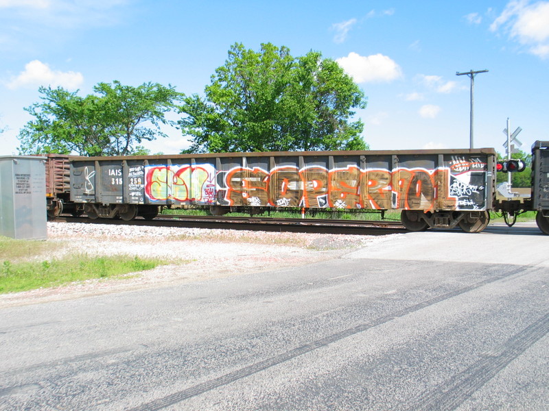 IAIS 315259 on the WB at N. Star, May 14, 2010.