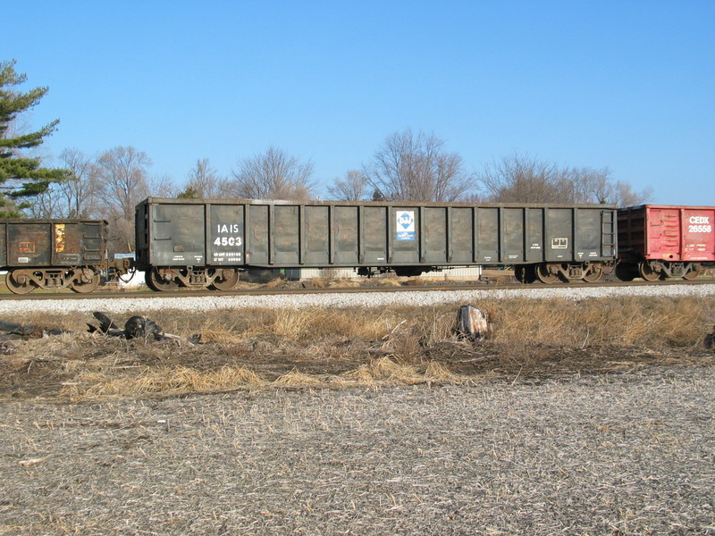 IAIS 4503 on the WB at N. Star, Dec. 19, 2011.