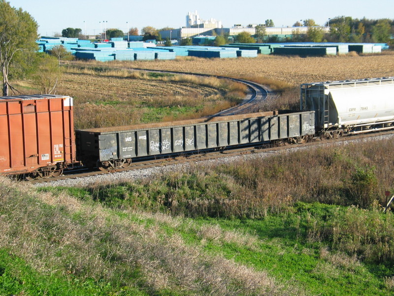 IAIS 6513 on the west train at Wilton, Oct. 25, 2007.