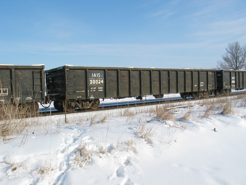 IAIS 30024 on the west train at N. Star, Feb. 22, 2010.