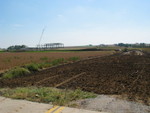 A wider angle; I'm standing at the new IAIS grade crossing looking south.