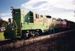 303 leads the west train at mp 211, Moscow, Aug. 25, 2004.