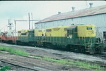 Bluffs enginehouse, 8-10-86, Ken Church photo.