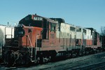 7851 and 8073 in the Iowa City yard. 22-April-86.