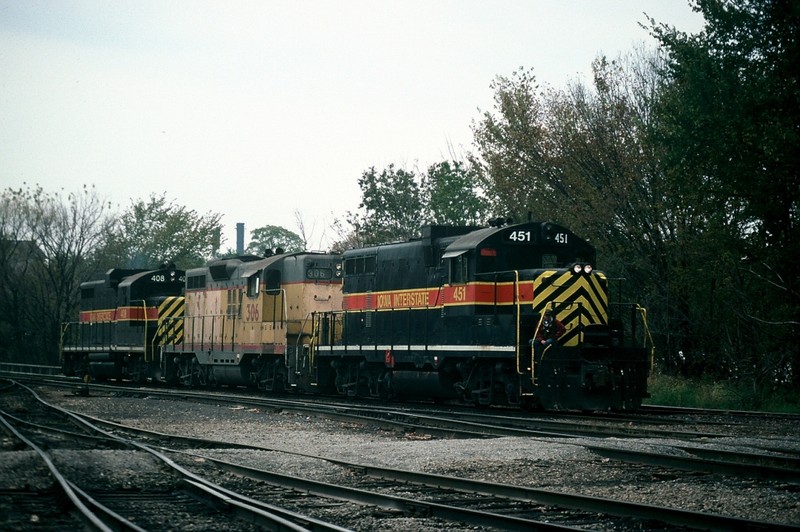 451, 306, and 408 await an assignment in Iowa City. January-1994.