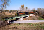 Westbound at the Highway 6 overpass, Council Bluffs, Oct. 25, 2005.