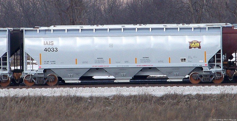 One of the new IAIS hoppers in track 3 at South Amana.