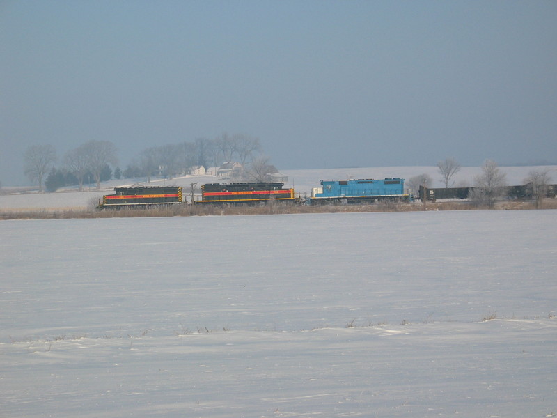 RI turn at mp 214, Jan. 25, 2007.