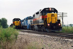 Setting out the N. Star swich engine, Aug. 25, 2005.