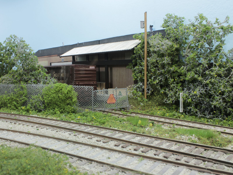 Millard Lumber is the least served customer on the Grimes Line, but still takes up a significant space on the layout.